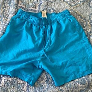 Blue Swim Trunks